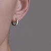 Trendy Men's Stud and Hoop Earrings - Simple, Stylish Ear Jewelry for a Hip Hop European and American Look.