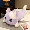 Shark Cute Cat Plush Toy Long Pillow Cartoon Stuffed Doll Decoration Kids Gift