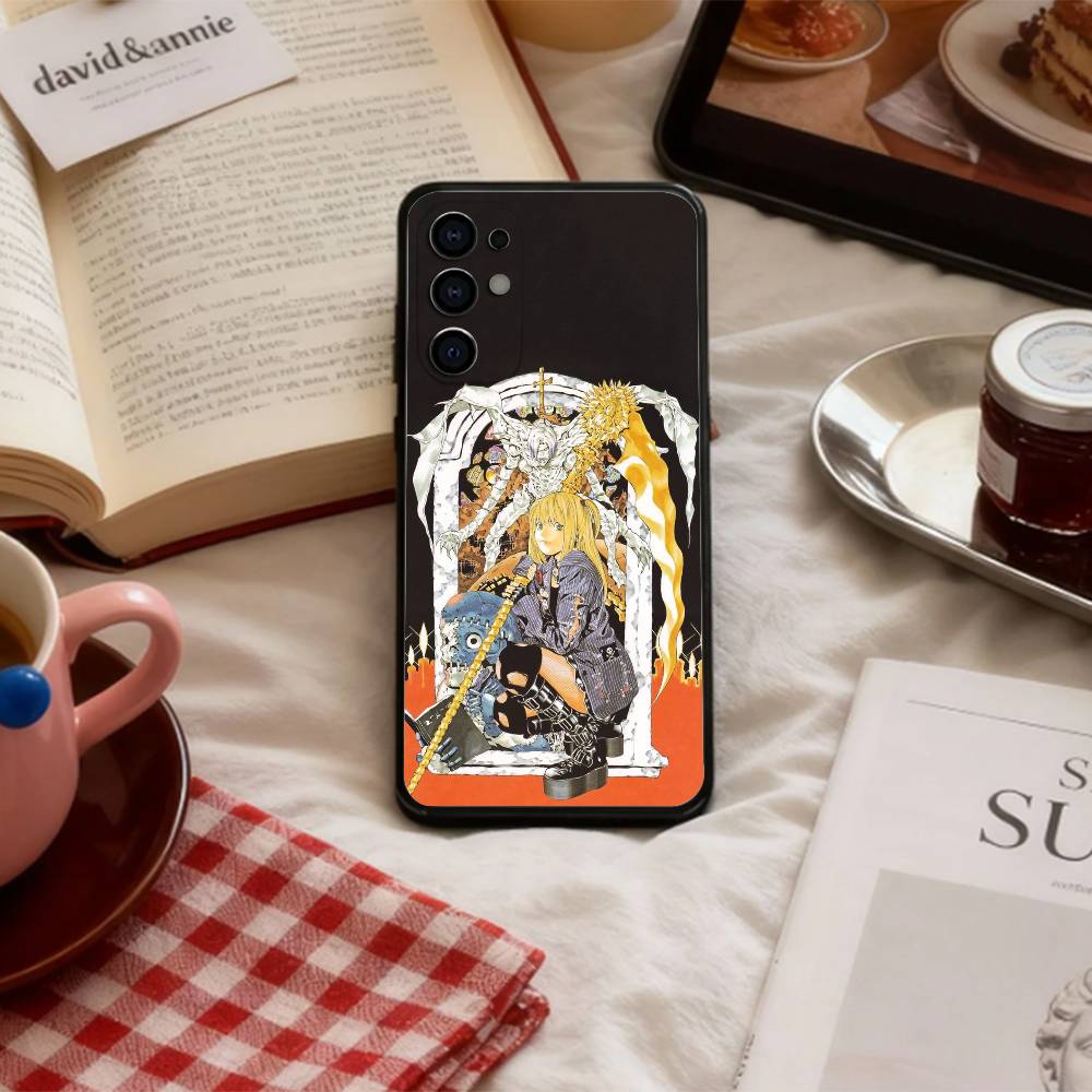 Миса аниме D-Death N-Note Чехол для телефона для Samsung S 25,24,23,22,30,21,10,9,Ultra,Plus,Lite,FE,4,5 G Мягкий черный чехол