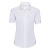 Russell Collection Ladies/Womens Short Sleeve Easy Care Oxford Shirt