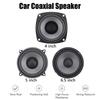 4/5/6 Inch Car Speaker 2-Way Vehicle Door Auto Audio Music Stereo Subwoofer Full Range Frequency Automotive Coaxial Speaker 1pcs