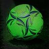 Glow-in-the-dark soccer balls, glow-in-the-dark soccer balls with 8-hour luminous effect, PU leather night sports balls