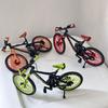 1:10 Scale Die-cast Alloy Mini Mountain Bike Bicycle Model Toy, Finger Bicycle, Table Decoration Handicraft, Bicycle Enthusiast