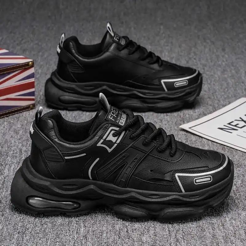 Tied Thick-heeled Tenis 43 Walking Men's Shoes 13 Branded Sneakers For Men Sports Releases Global Brands Trendy