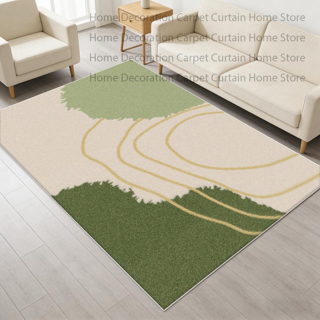 Modern Simple Carpet abstract Light Luxury Living Room Decoration Rug Non-slip Bedroom Lounge Washable big size Floor Mat study