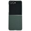 For Samsung Galaxy Z Flip7 5G Magnetic Case Carbon Fiber Texture Slim Shockproof PC Phone Cover
