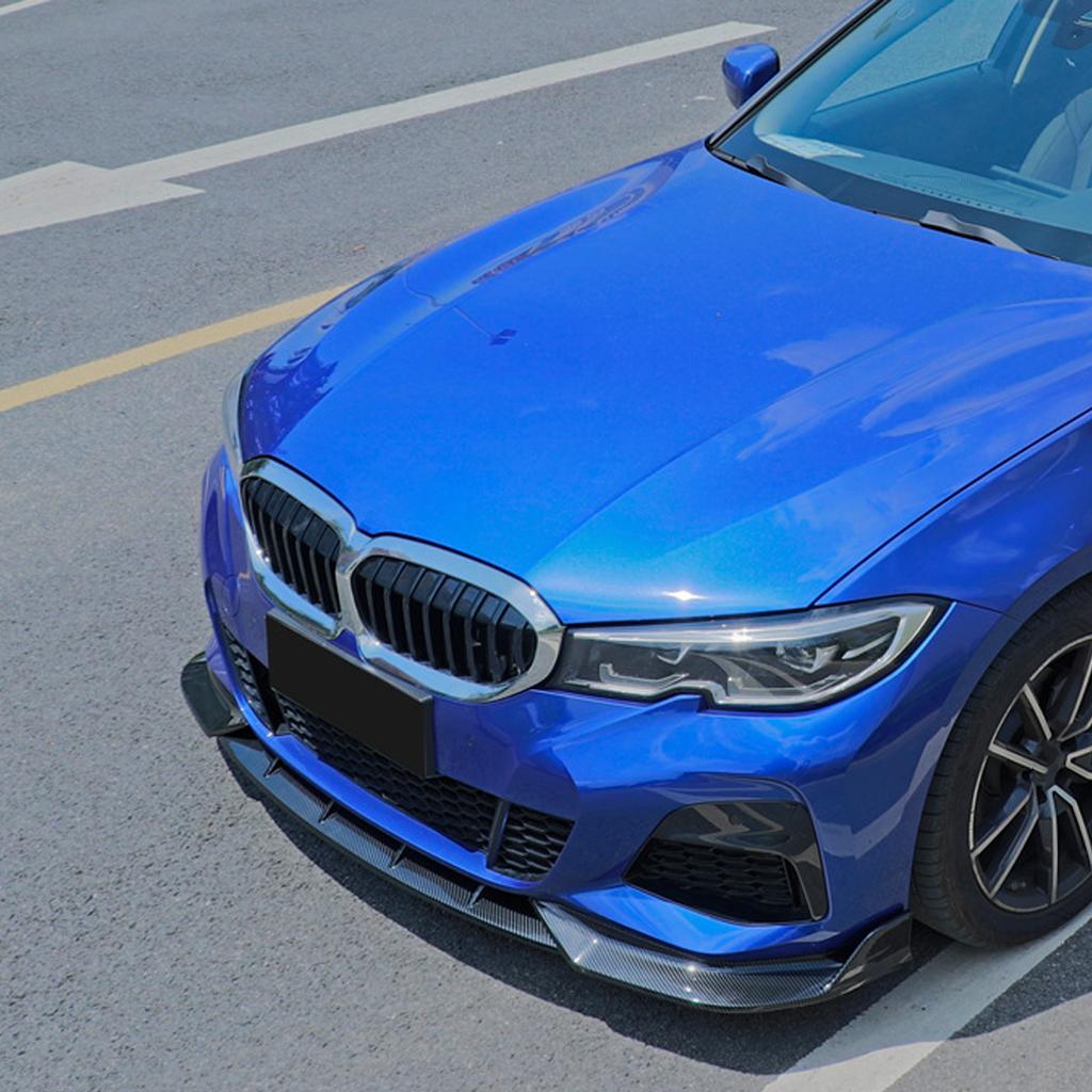 Front Bumper Lip Spoiler Splitter Diffuser Body Kit Tuning ABS Canard Lip Protector Cover For BMW 3 Series G20 G21 G28 2019-2022
