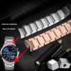 Мужской браслет 22 мм Для Armani AR2447 AR2448 AR2434 AR2432 2433 2435 Изогнутый конец Цельный браслет из нержавеющей стали Металлический ремешок для часов