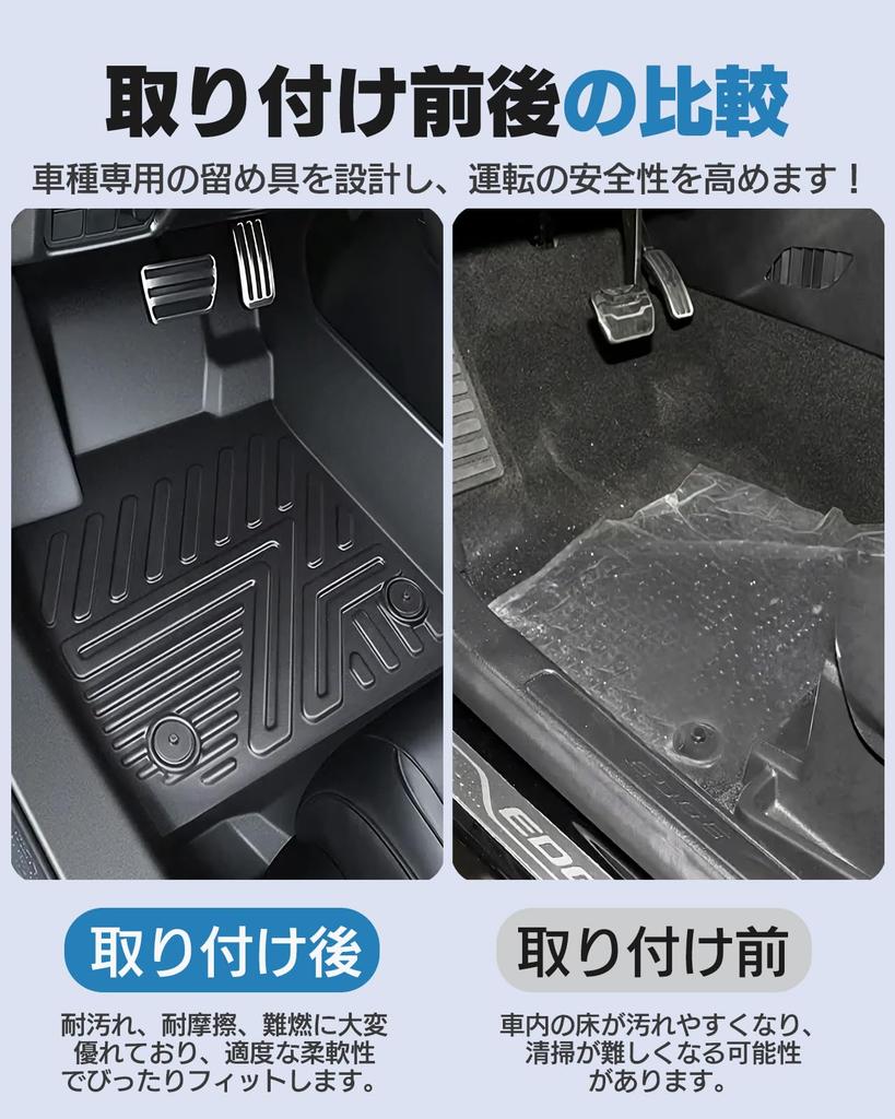 Honda New Model Floor Mat 3D 3D Type Exclusive Car Mat Second Mat TPE Material 3D Molding Custom Interior Parts Accessories Dress Up Protective Parts