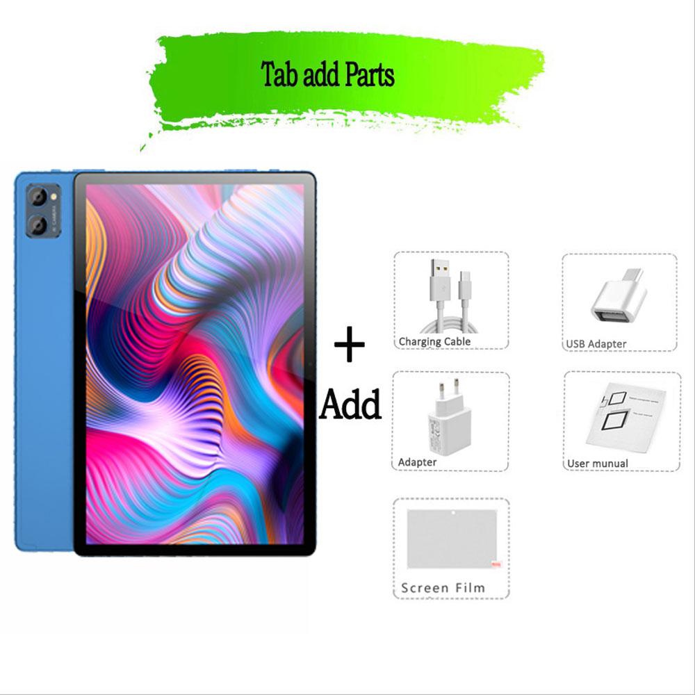 BDF Планшет Y7 10,1 дюйма Android 13 8 ГБ ОЗУ 256 ГБ ПЗУ Сеть 4G Сеть 3G 4G Lte для SIM-карты 8000 мАч