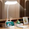 Умная светодиодная настольная лампа с защитой глаз, творческой атмосферой, энергосбережением и встроенным держателем для ручек для студентов