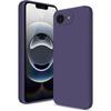 Protective Case - BOOLING - for iPhone 16e - Soft Silicone - Dark Purple - Anti-Scratch