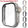 Защитная пленка + Чехол из закаленного стекла для Huawei Watch Fit 3 Чехол-рамка Как ultra2 Ремешок для умных часов Чехол для Huawei Watch Fit 3