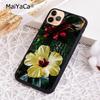 Butterflies Hibiscus Flowers Phone Case For iPhone 17 Air 16 pro max 15 14 plus 12 13 Shell Cover coque