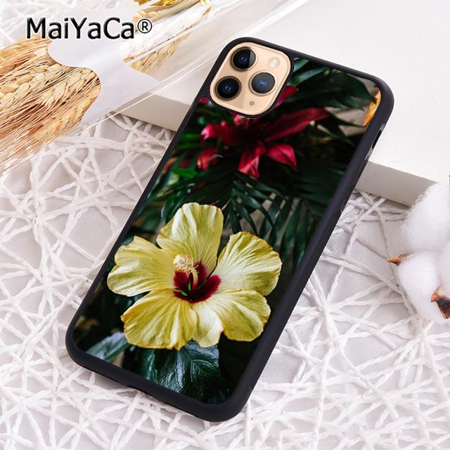 Butterflies Hibiscus Flowers Phone Case For iPhone 17 Air 16 pro max 15 14 plus 12 13 Shell Cover coque