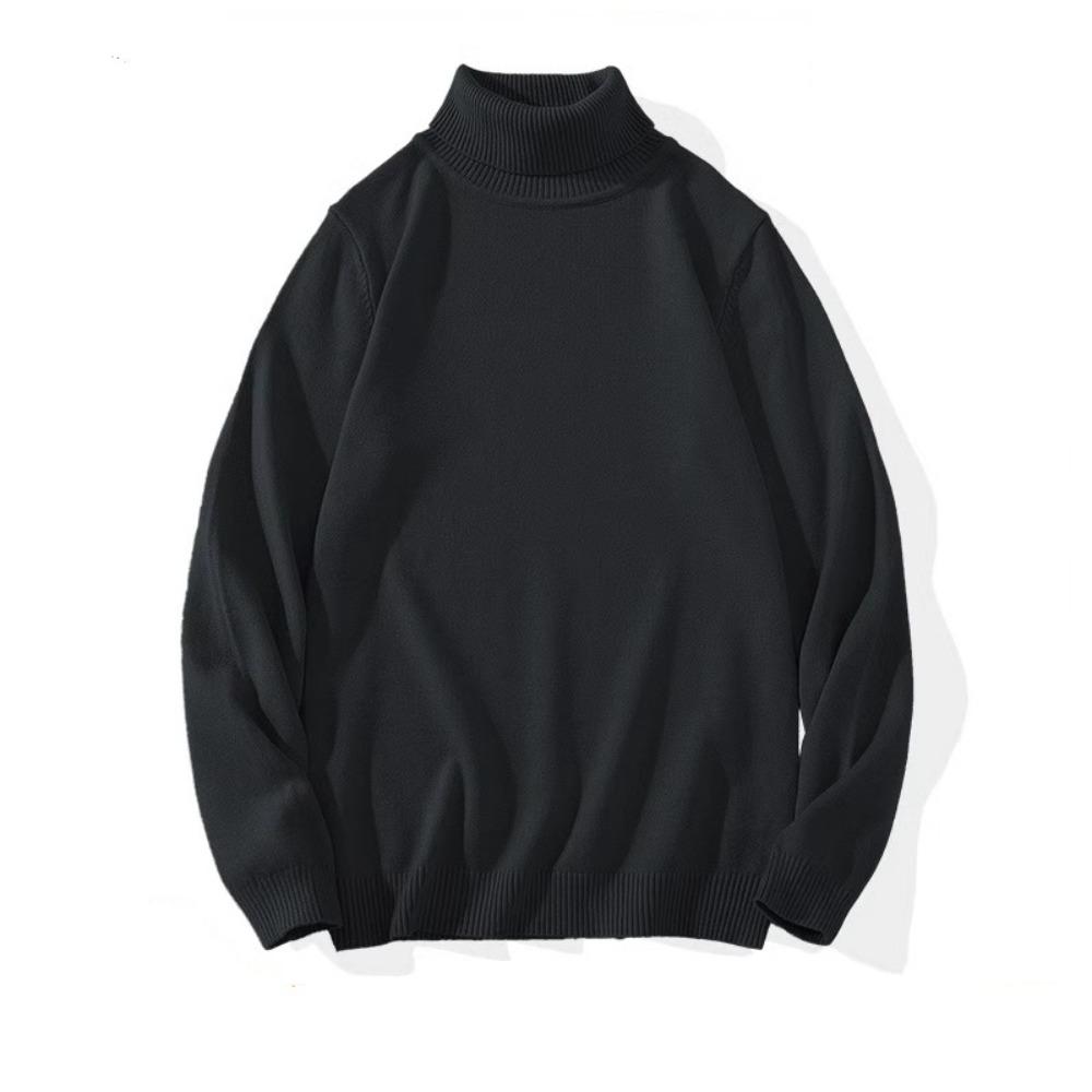 Зимние теплые флисовые свитера мужские водолазки свитер трикотажные свитера мужские повседневные джемперы облегающие свитера для пар