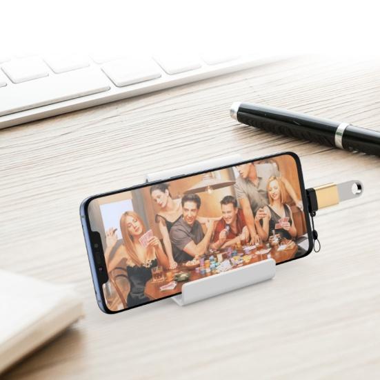 Конвертер USB 3.0 (мама) на USB Type-C (папа) OTG Адаптер для зарядки и синхронизации данных для ноутбука