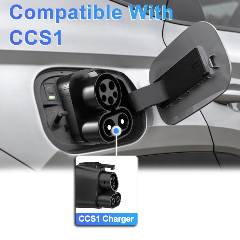 XIMA 400A CCS1 to Tesla EV Charger Adapter 500V DC 250kw Compatible With Model 3 Y S X Fast Charge For Tesla with CCS1 Charger