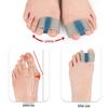 Unisex Double Hole Toe Sleeve Separator for Bunions and Overlapping Toes