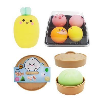 Baby Plus Мягкие пельмени + морковь + розовая свинья 4 шт. Набор корейских детских игрушек