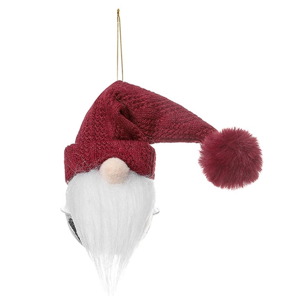 Мохнатый гном Санта кукла плюшевые игрушки маленький колокольчик подвеска НОВЫЙ рождественский подвесной декор Рождество