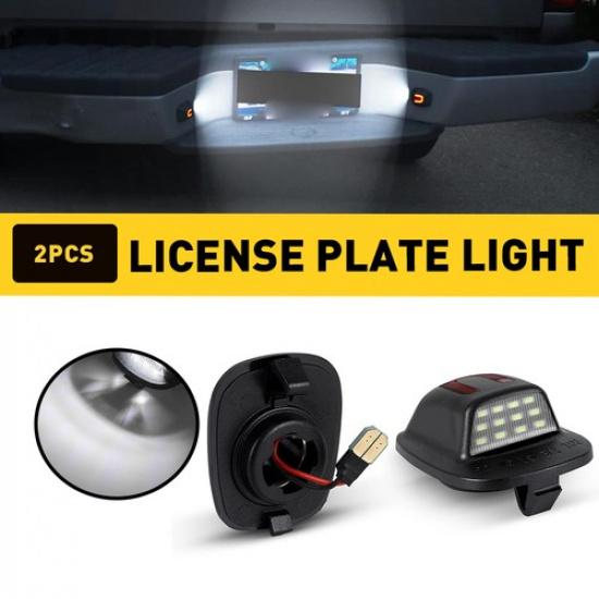 Для 98-04 Nissan Frontier 94-04 Xterra Светодиодная лампа подсветки номерного знака Белая Красная B