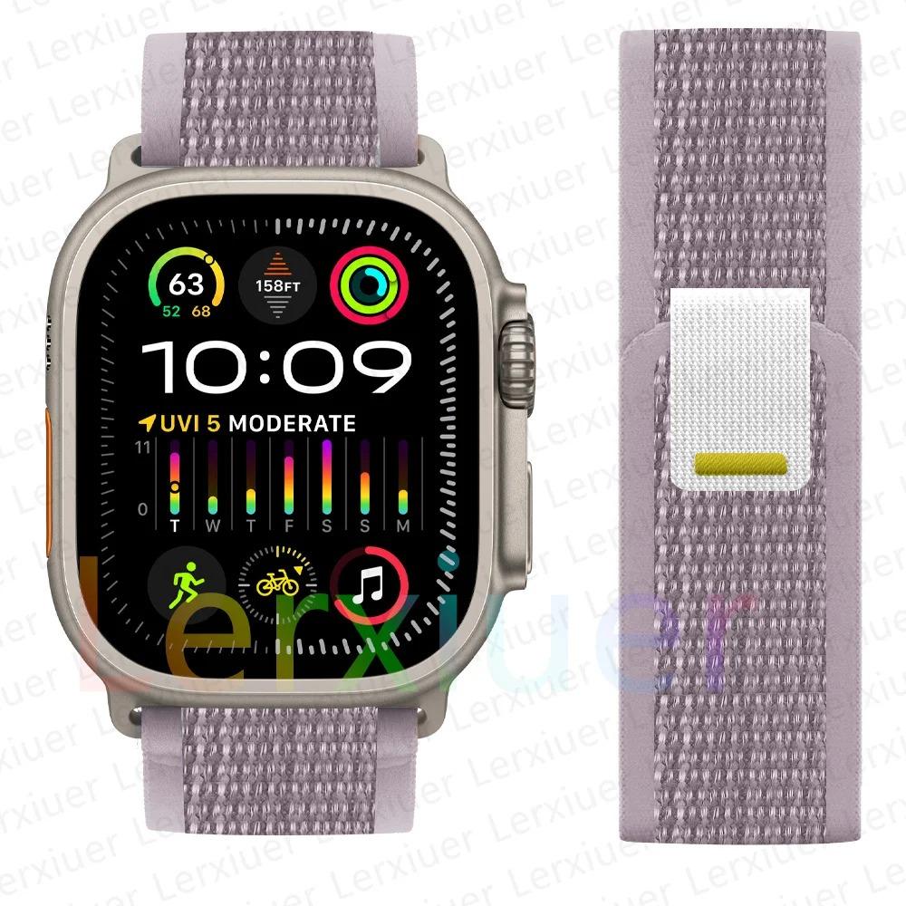 Ремешки для Apple Watch ultra2 ремешок 49мм 46мм 42мм 44мм 40мм 45мм 41мм Trail loop браслет correa iwatch series se 3 7 8 9 10 11