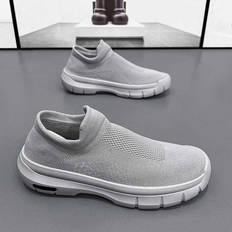 Fashion Fashion Flat Sole Casual Men's Shoes 2024 New Mesh Breathable Comfort Sneakers Men Lightweight Soft Sole Shoes Zapatillas Hombre
