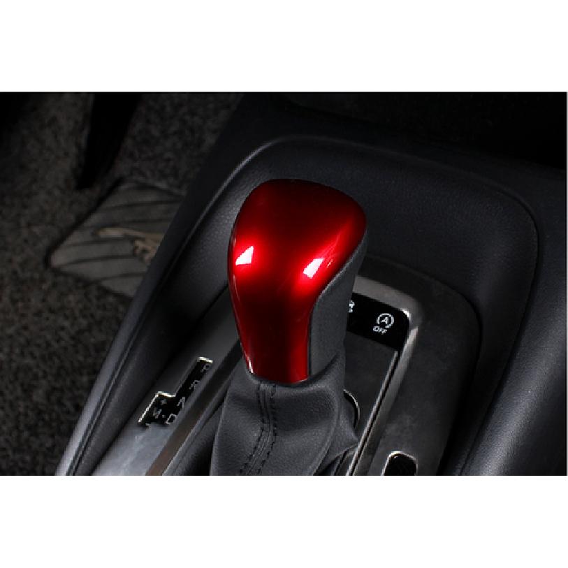ABS Bright Red Gear Shift Knob Cover Trim For Toyota Corolla -