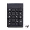 268 Цифровая клавиатура Plug and Play Быстрый отклик 18 клавиш 2.4G Беспроводная мини Ультратонкая цифровая клавиатура для офиса