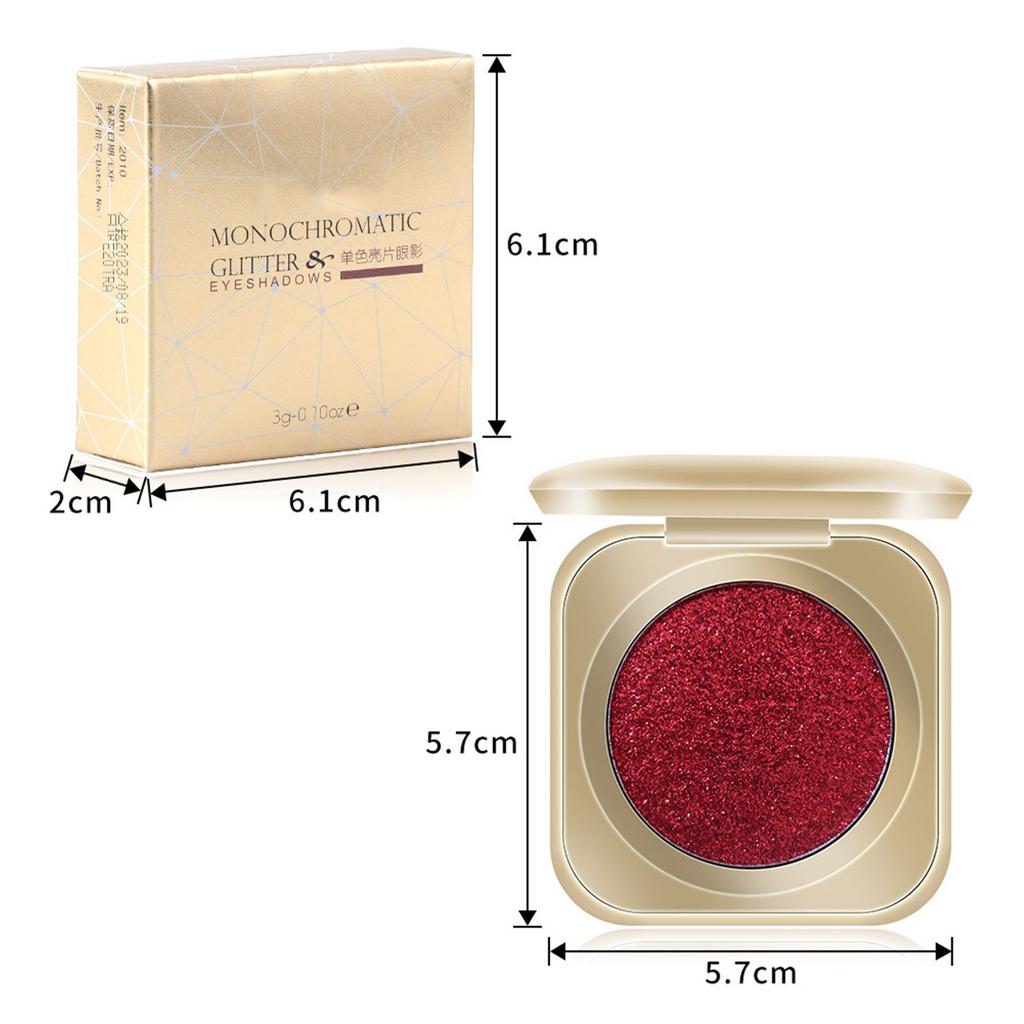 Shimmer Eyeshadow Palette High Pigment Long Lasting Waterproof Cream Eyeshadow Versatile for Eye Makeup and Face Highlighting