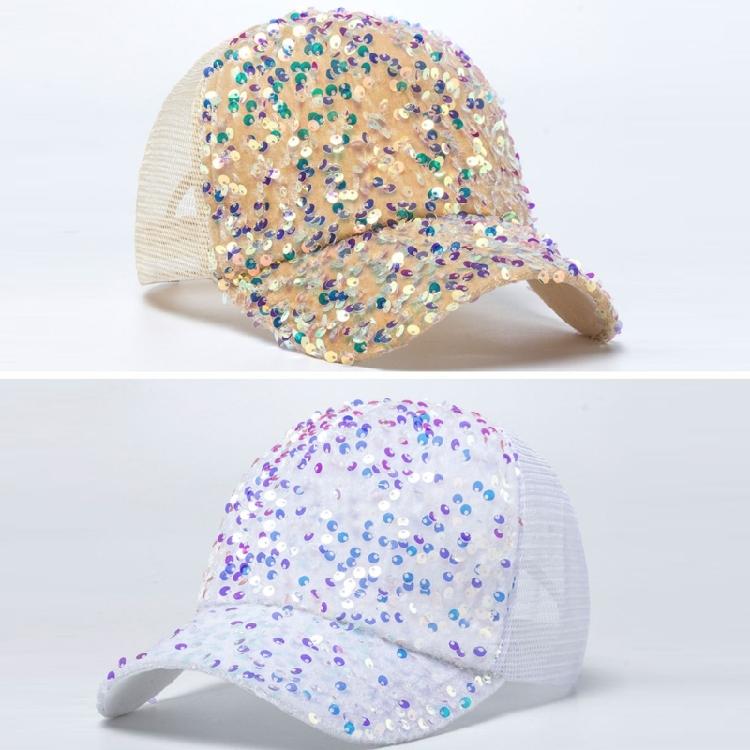 Бейсболка с пайетками для девочек и мальчиков, дышащая спортивная шляпа для активного отдыха, модный фотореквизит