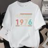 Свободная футболка на 50-летие, тема 1976 года - Высококачественный 100% хлопок 260 г, короткий рукав, европейский и американский стиль