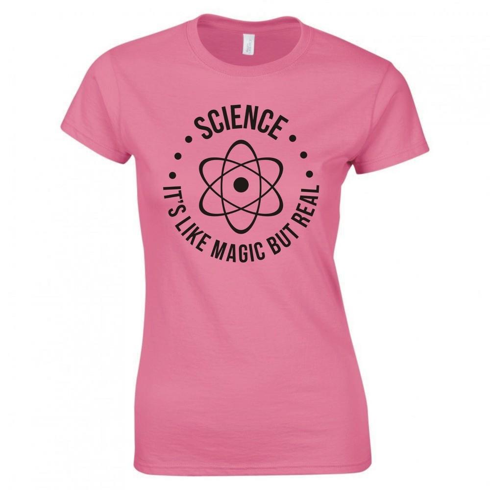 Funny Science Its Like Magic But Real Skinny Fit TShirt