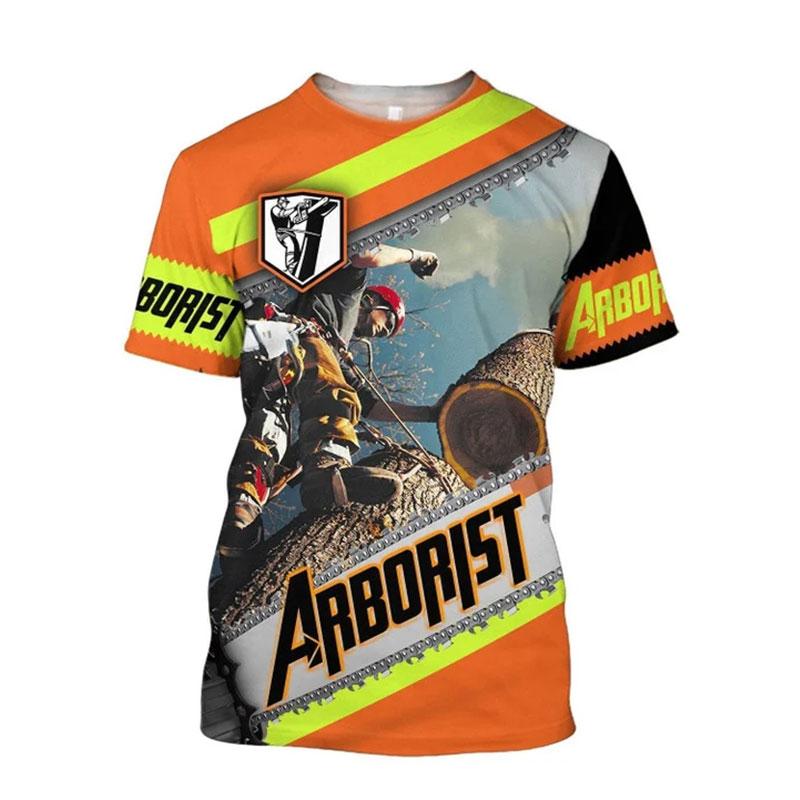 Летняя мужская быстросохнущая футболка Lumberjack с 3D-принтом, свободная, модная, большого размера, с коротким рукавом, качественная рубашка