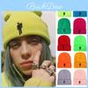 Шапка-бини с вязаной манжетой Billie Eilish, мягкая и уютная, для мужчин и женщин