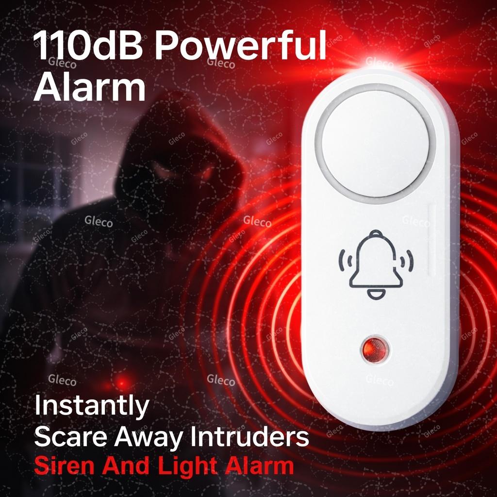 ZigBee Tuya Smart Siren Alarm Optional Vibration Detector 110dB Sound Light Home Linkage Security Alert Support 2MQTT Smart Life