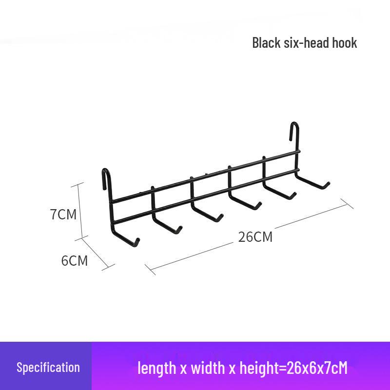 Black Bold Mesh Photo Wall Hanging & Display Rack
