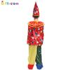 Западный Хэллоуин Маскарад Детские костюмы Клоун Нарядная одежда Желтый и синий Лоскутный комбинезон Клоуна Комплект