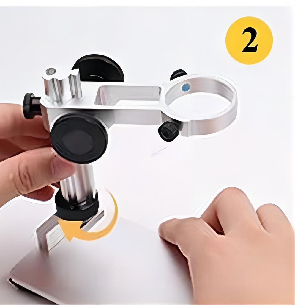 Кронштейн микроскопа из алюминиевого сплава, Металлические регулируемые аксессуары для кронштейна, Высококачественные и точные