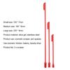 3Pcs/Set Jam Spatula Double Head Design Scraping Flexible Mini Reusable Deep Bottle Scraper for Bakery