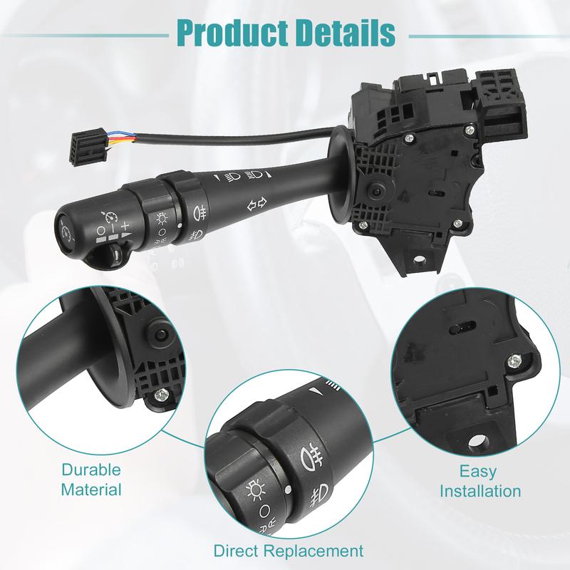 X Autohaux Car Steering Column Turn Signal Switch Combination Cruise Control Switch 25743473 for Cadillac 2004-2007 Accessories