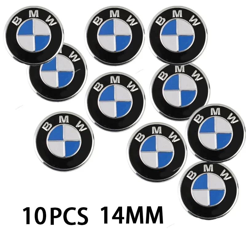 X6 X7 11mm/14mm Car Key Emblem Stickers Auto Door Keyhole Logo Decals For BMW Performance Kith F30 F10 E90 F20 E46 E60 E70 E39 E