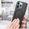 Чехол для iPhone 16 Pro Max Luxury Business Leather Panel для беспроводной магнитной зарядки Magsafe Противоударный чехол для iPhone 16pro 16 Plus