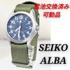Б/у SEIKO ALBA Мужские Батарейка заменена Подвижный элемент B-25