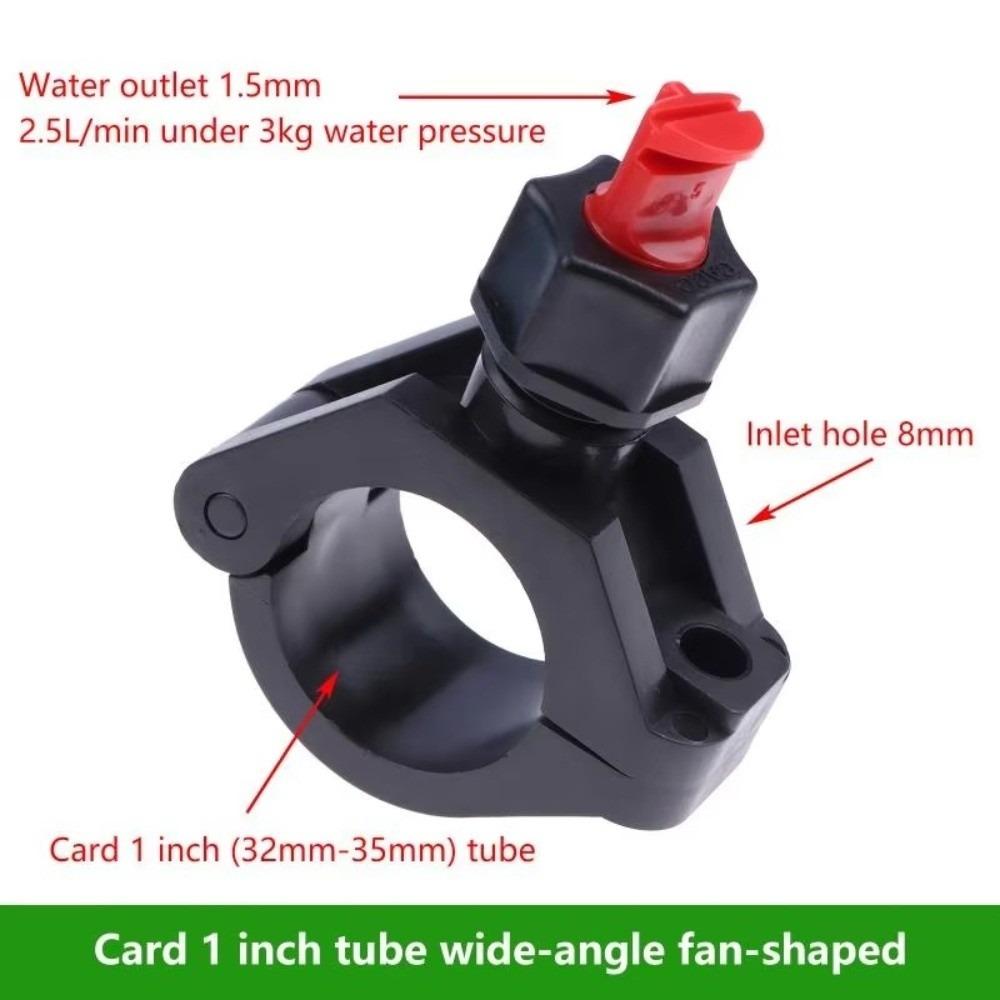 Plastic Flat Fan Nozzle Wide Angle Quick Release Nozzle New Nozzle Clamp Washing
