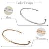Парный браслет Polo Diamond Plated из нержавеющей стали, популярный парный набор из 2 парных брендов [Zani Tarzini]