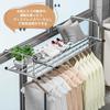 Folding Balcony Drying Rack, Extendable, 78-140cm, No Assembly Required, Perfect for Single Living, Wall-Mounted, Space-Saving, Laundry Hanger, Space-