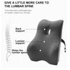 4D Curved Orthopedic Lumbar Support Pillow, Memory Foam Waist Cushion for Pregnancy, Seniors, Office Chair, Home Back Comfort