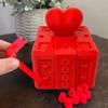 3D-печатная 3D раздражающая подарочная коробка с винтами Дизайн в виде сердца Коробка-шутка с винтами Pop It Сенсорный Органайзер для снятия стресса Упаковка
